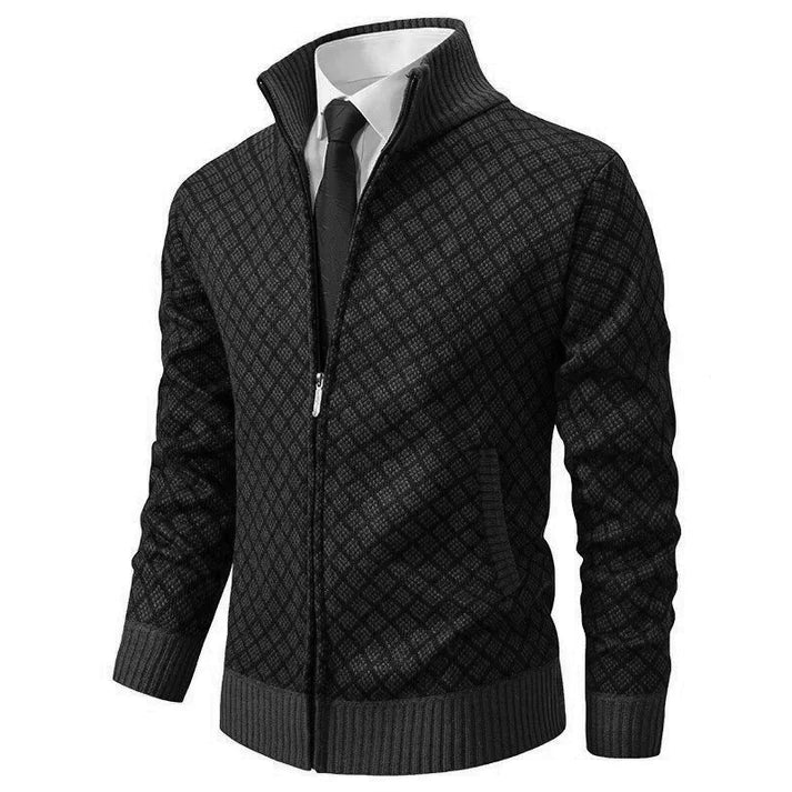 Audemars gebreid heren vest met rits