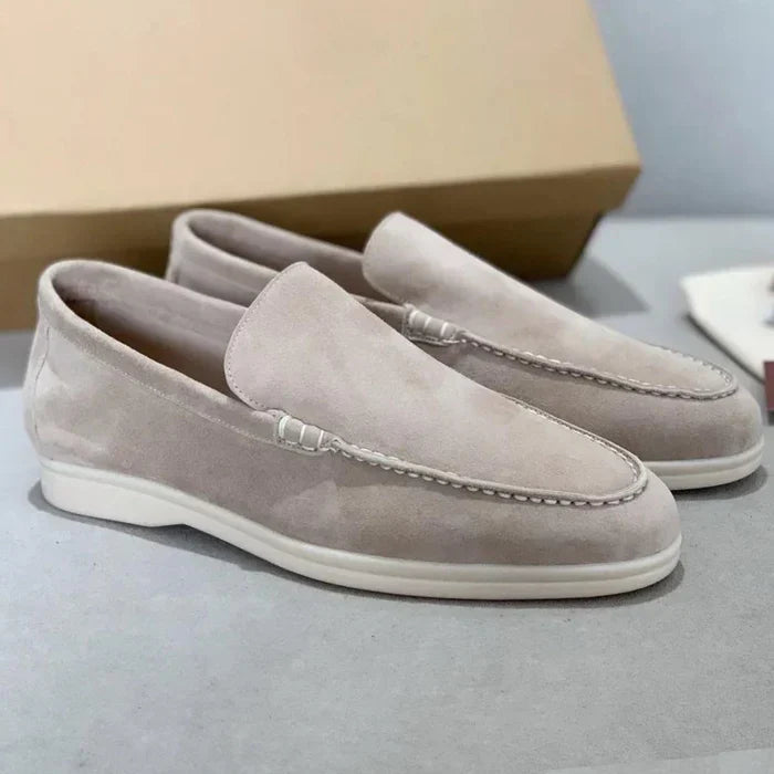 Ethan Casual heren loafers met witte zool