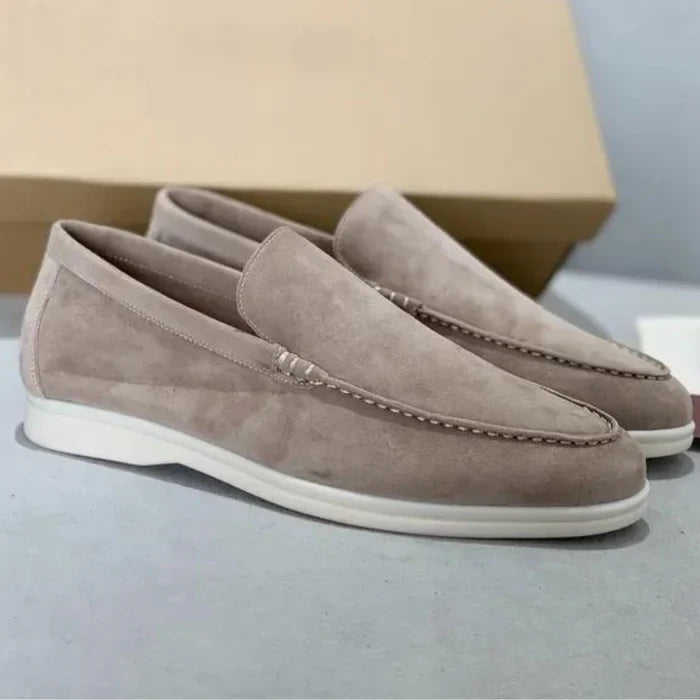 Ethan Casual heren loafers met witte zool