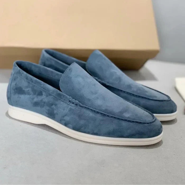 Ethan Casual heren loafers met witte zool