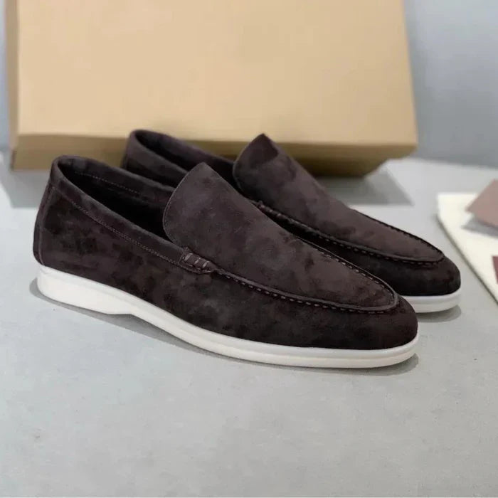 Ethan Casual heren loafers met witte zool