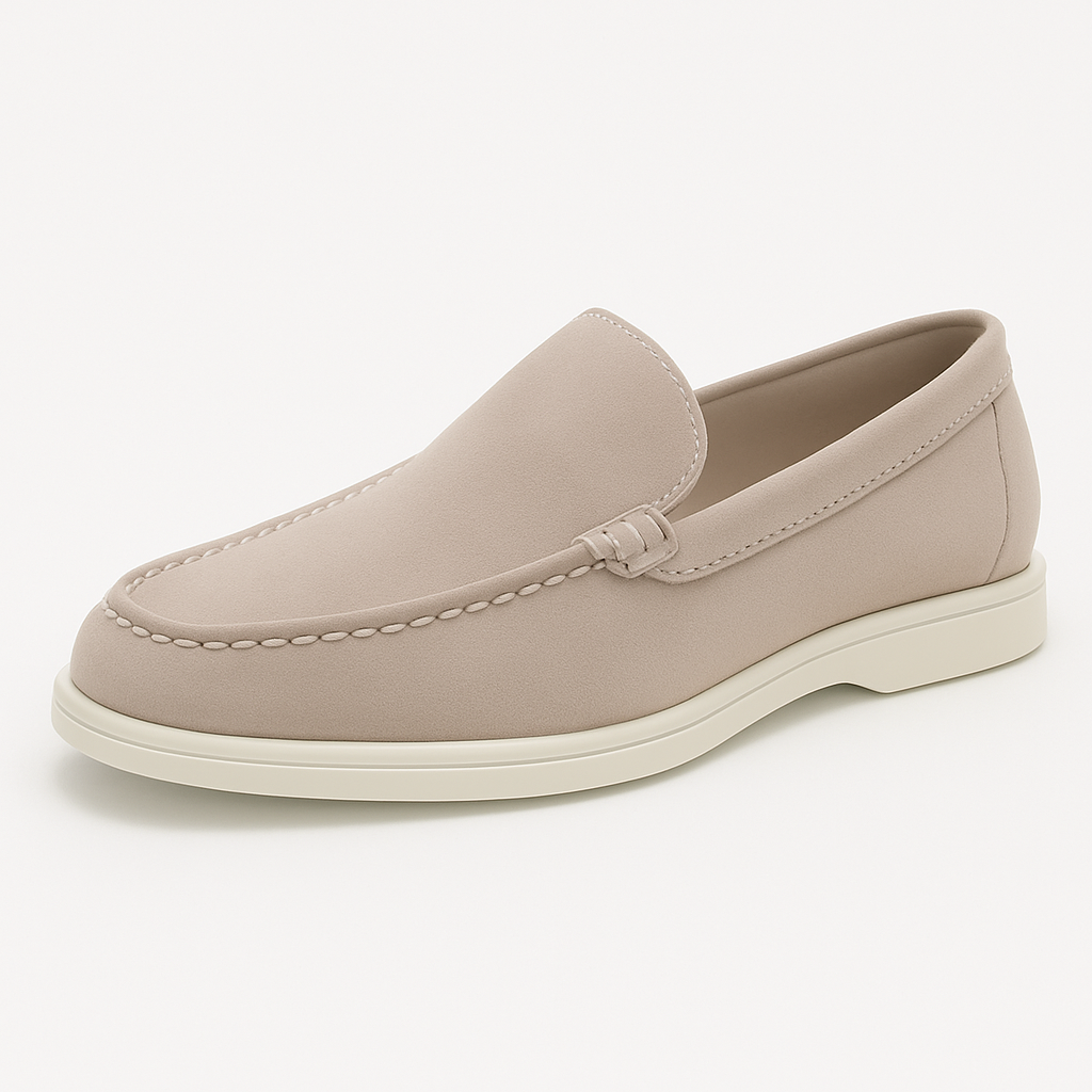 Ethan Casual heren loafers met witte zool