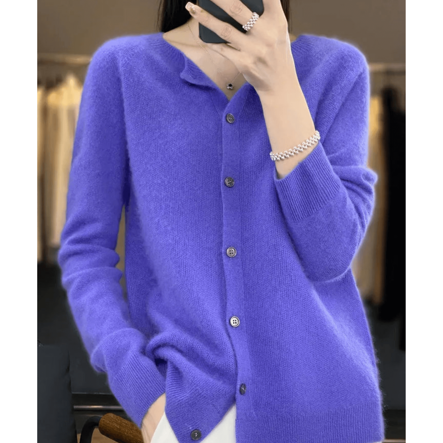 Faith Cardigan voor dames met knoopsluiting