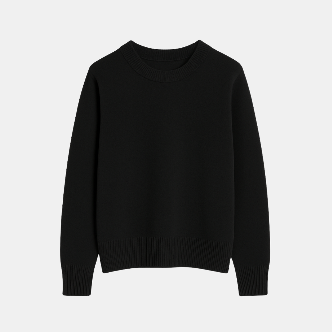 Heren Basic Trui Met Ronde Hals En Zachte Afwerking