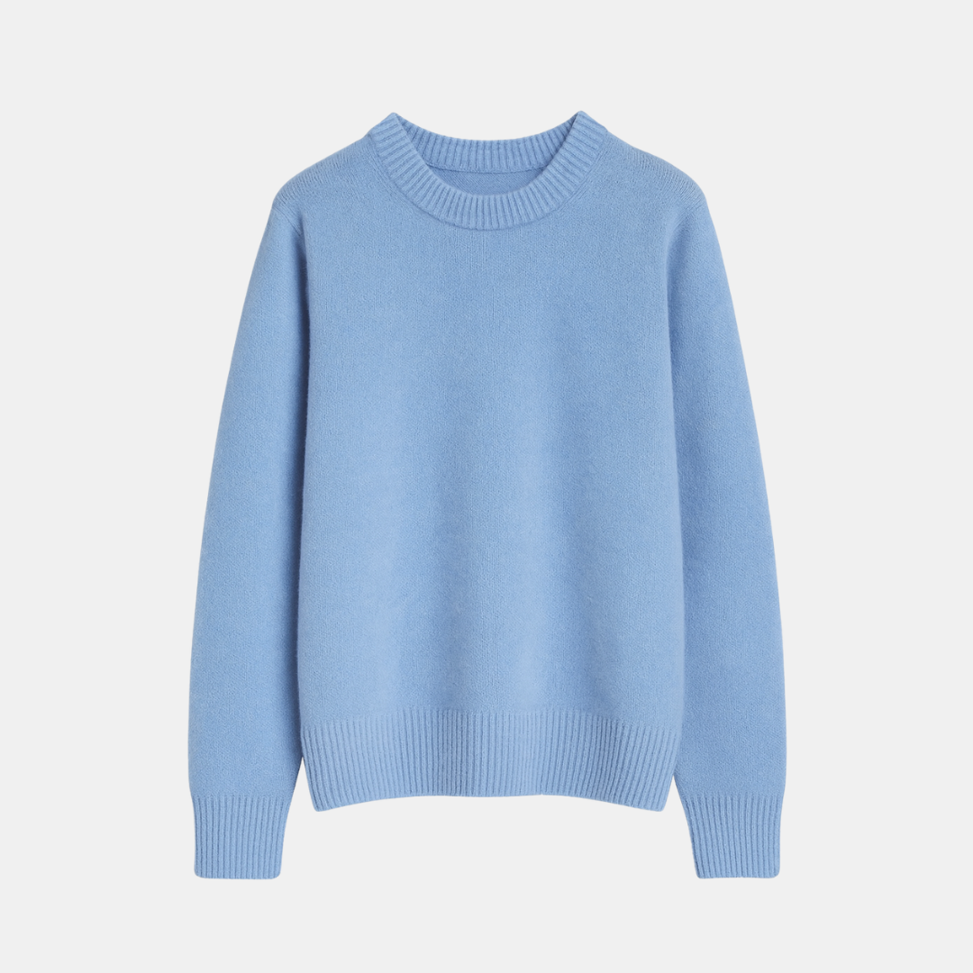 Heren Basic Trui Met Ronde Hals En Zachte Afwerking