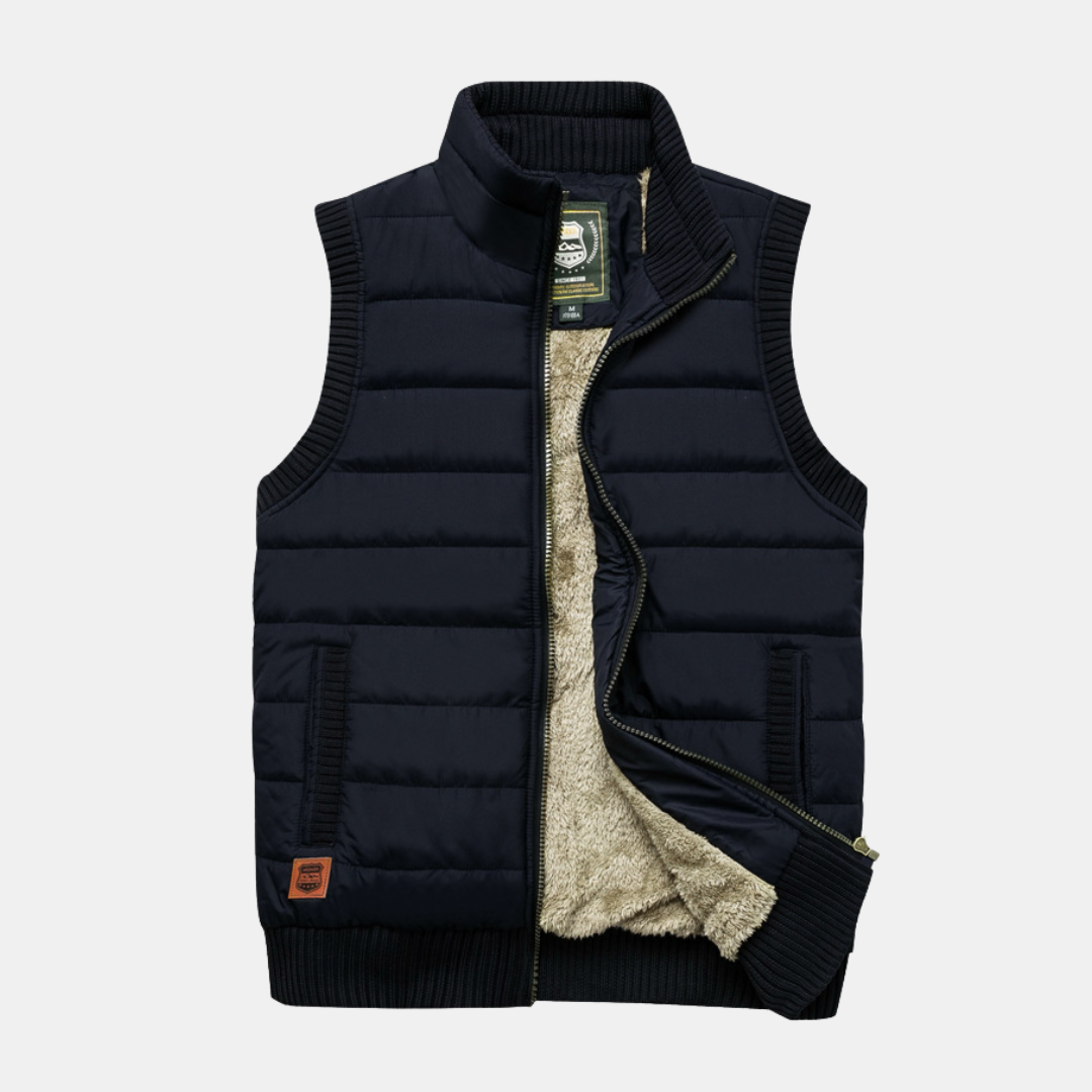Heren Bodywarmer Met Warme Fleecevoering