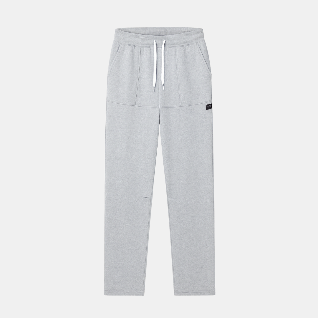 Heren Broek Met Trekkoord En Rechte Pasvorm