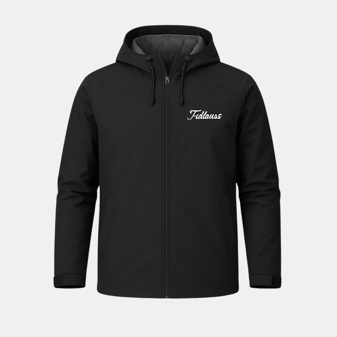 Heren Jas Met Capuchon En Waterafstotende Afwerking