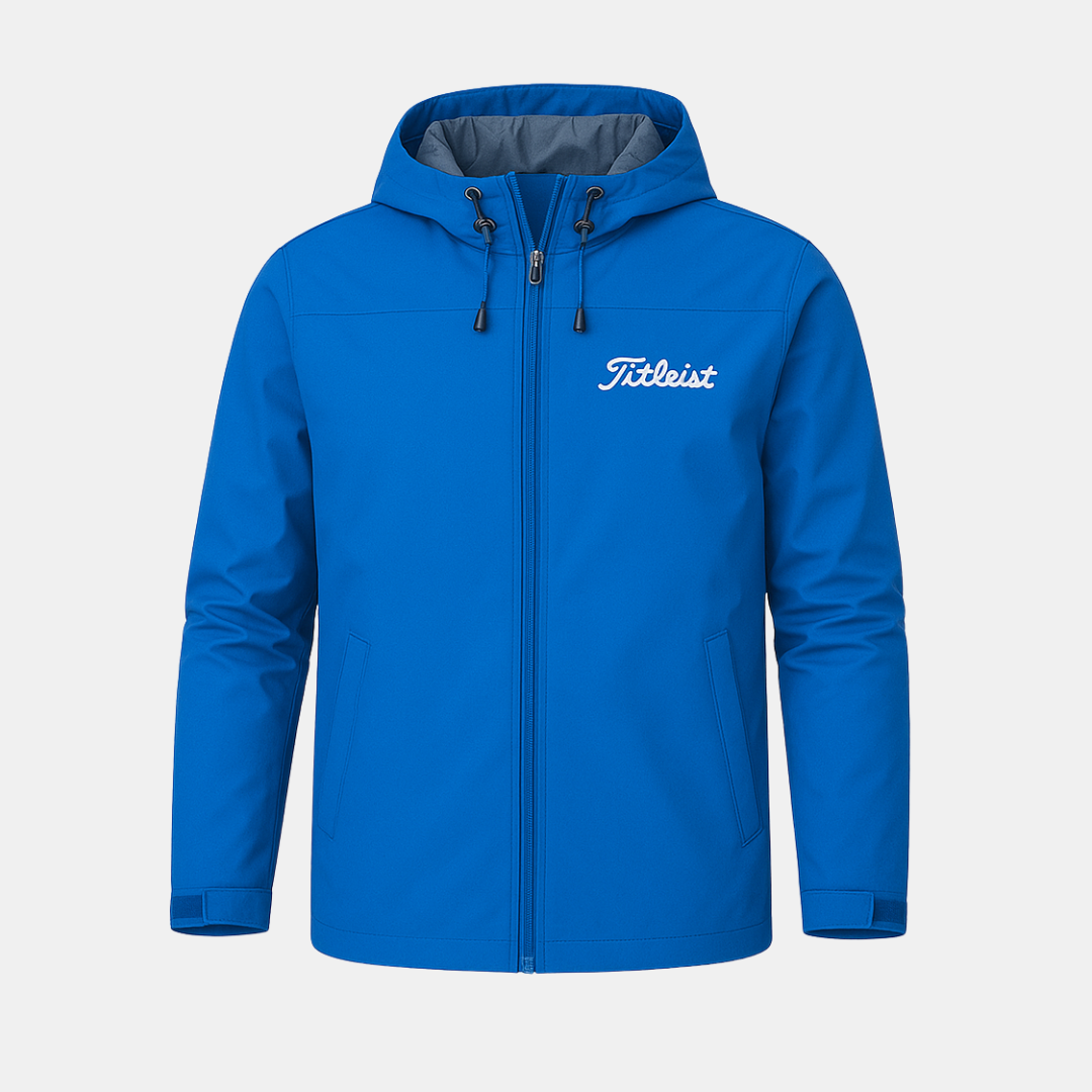 Heren Jas Met Capuchon En Waterafstotende Afwerking