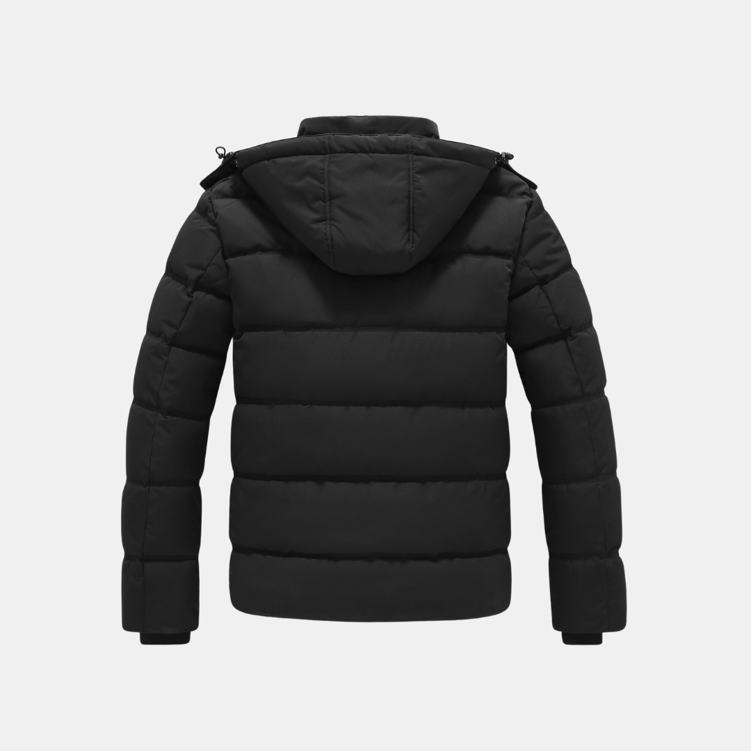 Heren Puffer Jas Met Capuchon En Ritssluiting