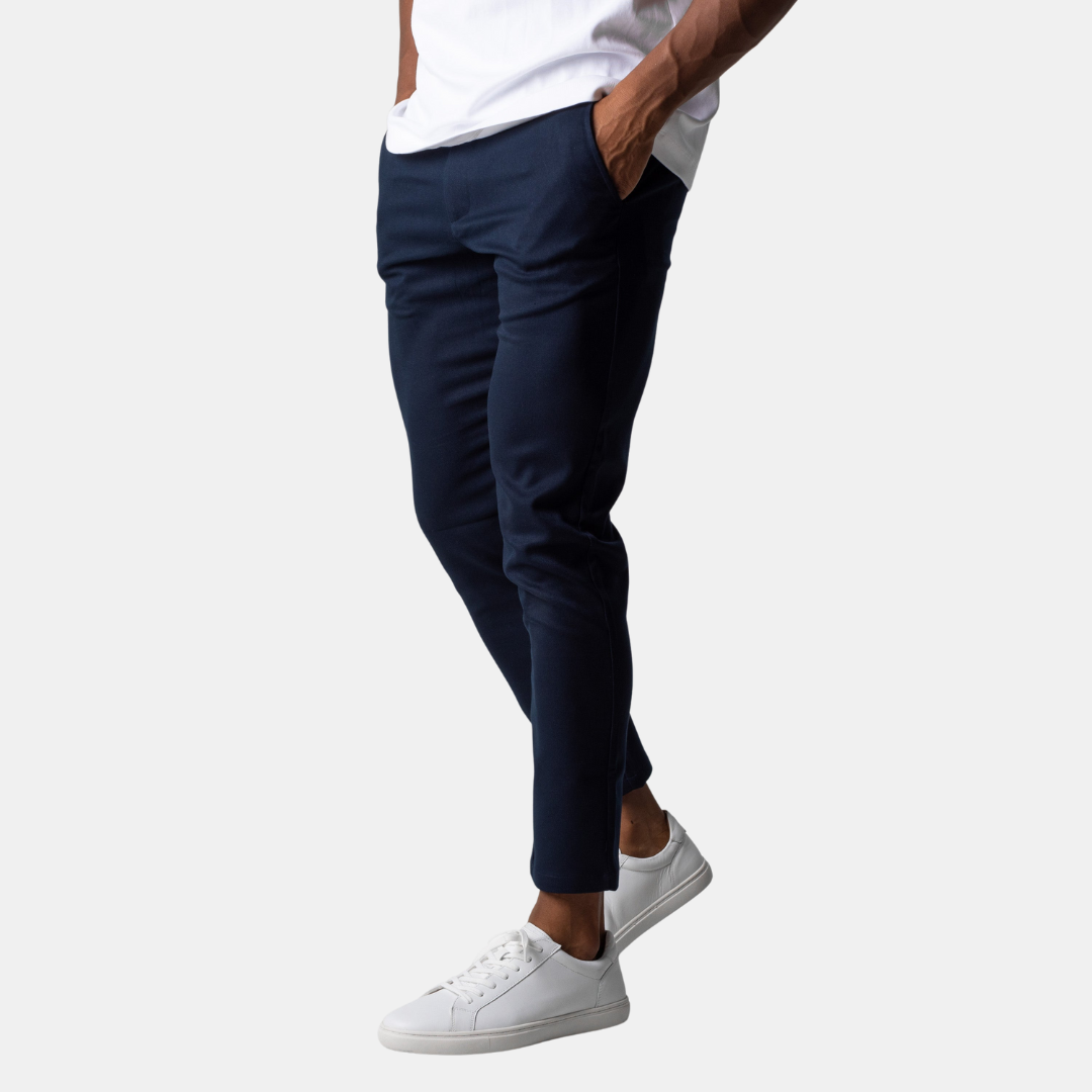 Heren Slim Fit Pantalon Met Stretch En Strakke Pasvorm