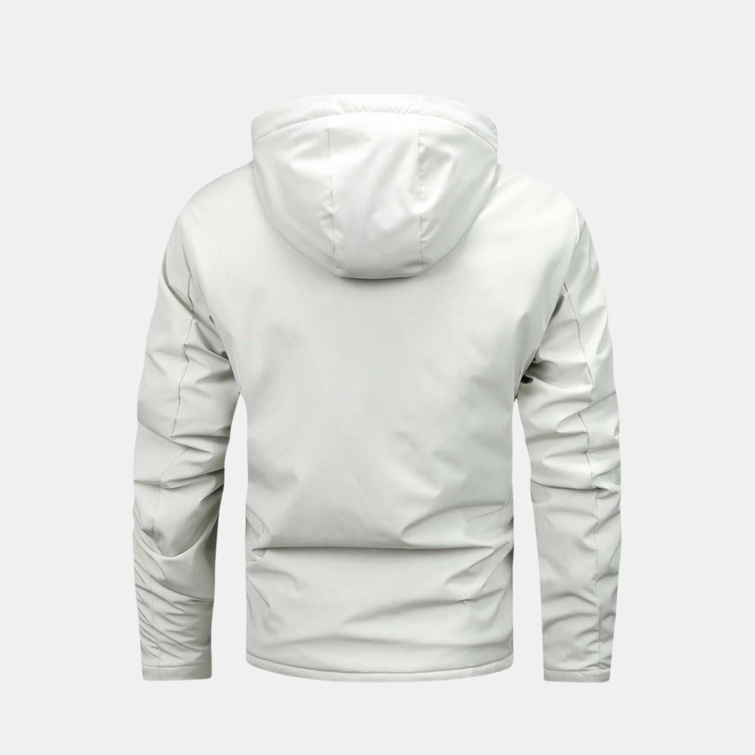 Heren Winterjas Met Warme Fleecevoering En Capuchon