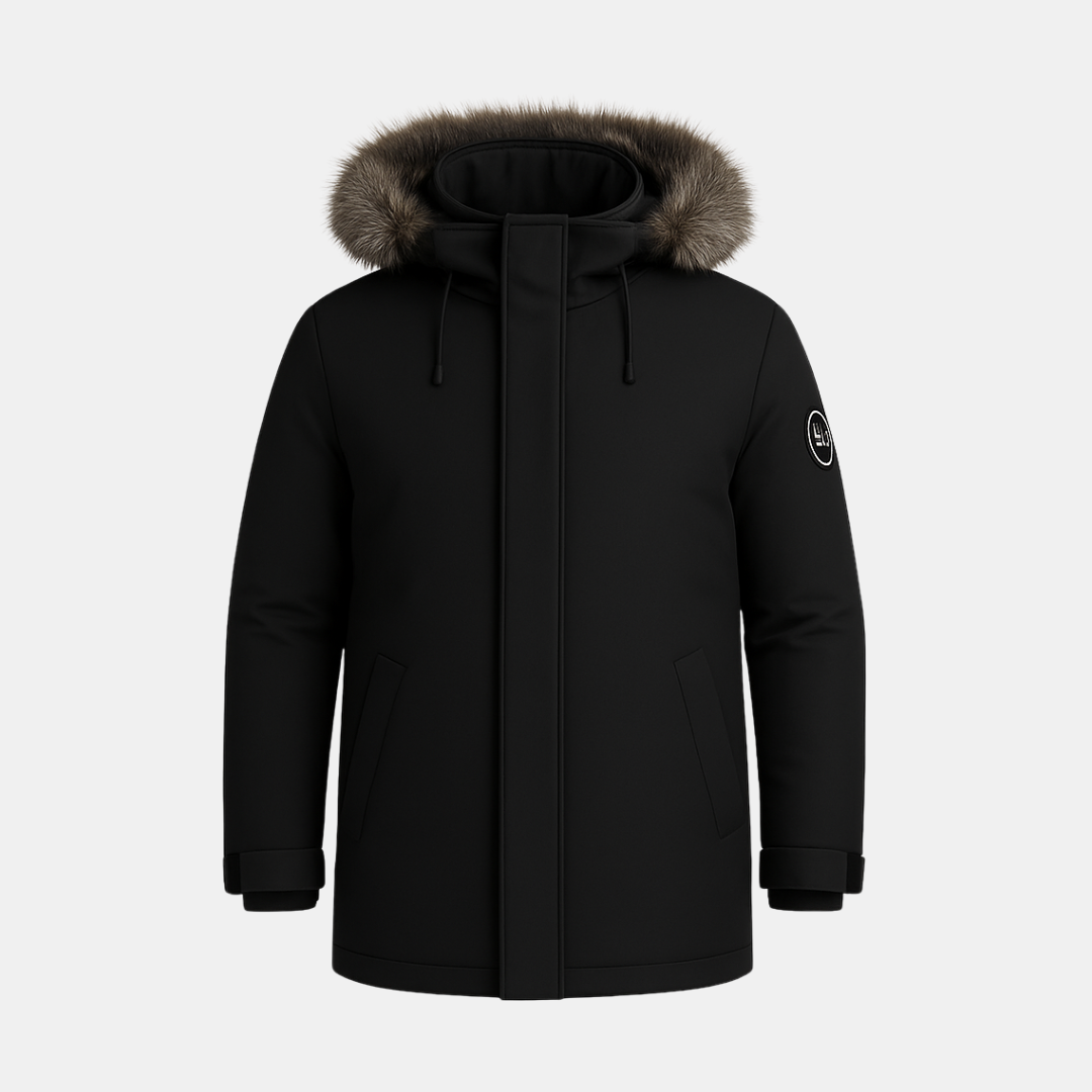 Heren Winterparka Met Warme Voering En Capuchon