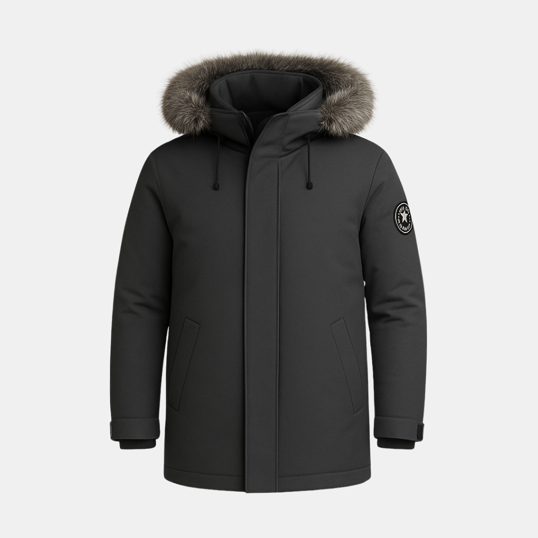 Heren Winterparka Met Warme Voering En Capuchon