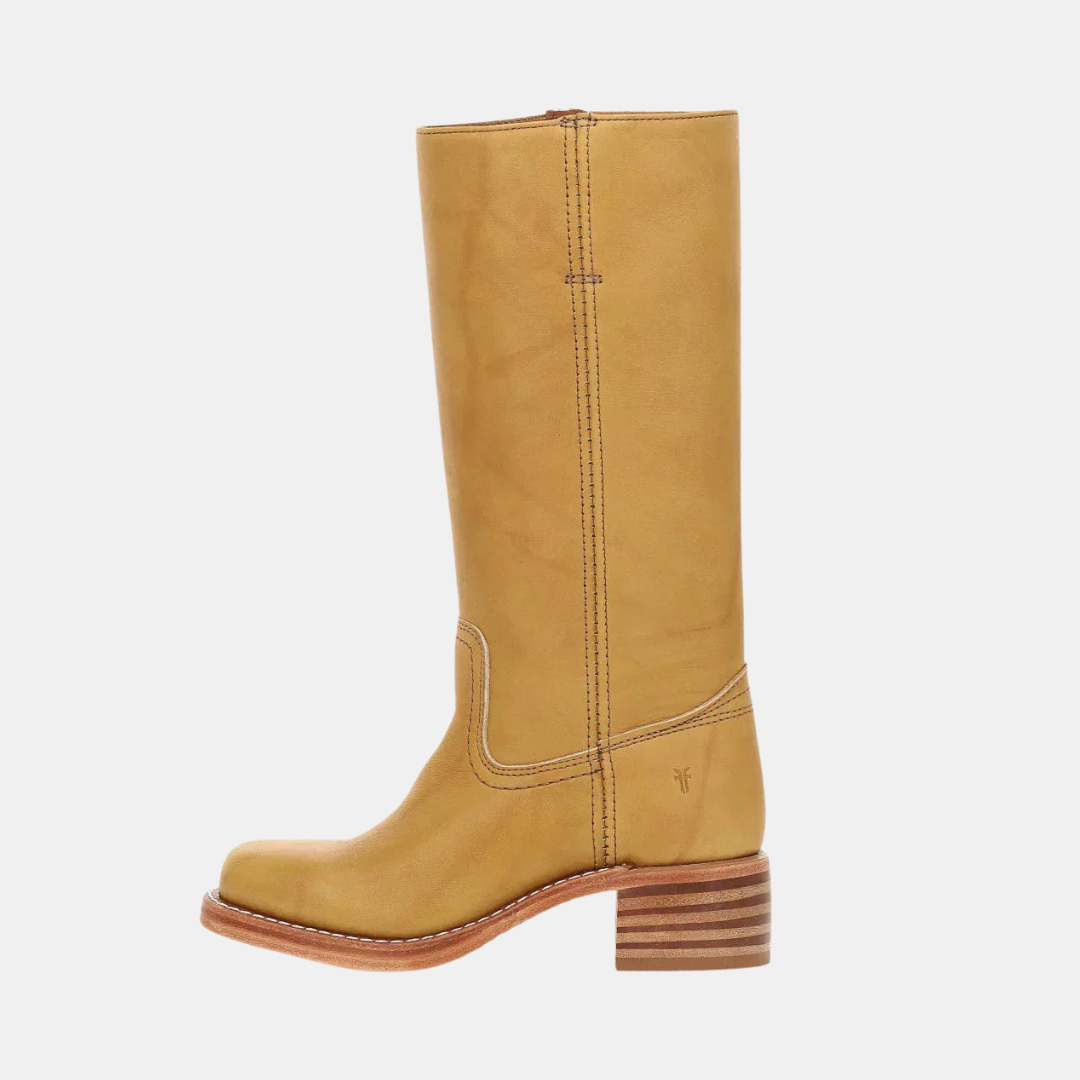 Hoge Dames Laarzen Met Leren Look