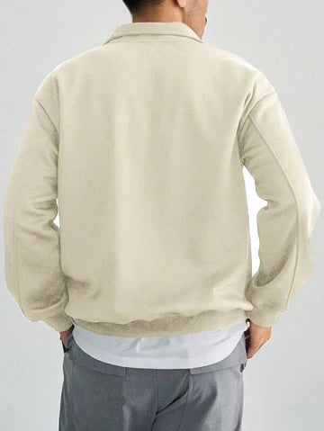 Jeremy Casual Half zip fleece trui voor heren