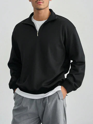 Jeremy Casual Half zip fleece trui voor heren