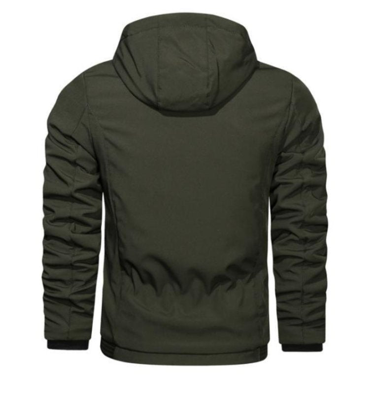 Jeroen Sportieve Outdoor Heren Jas Met Capuchon