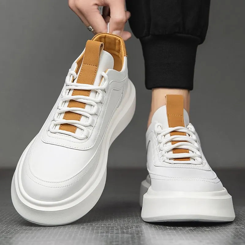 Kyle Casual heren sneakers met dikke zool