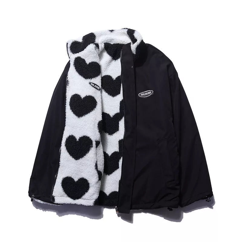 Lieke Omkeerbare damesjas met fleece binnenkant