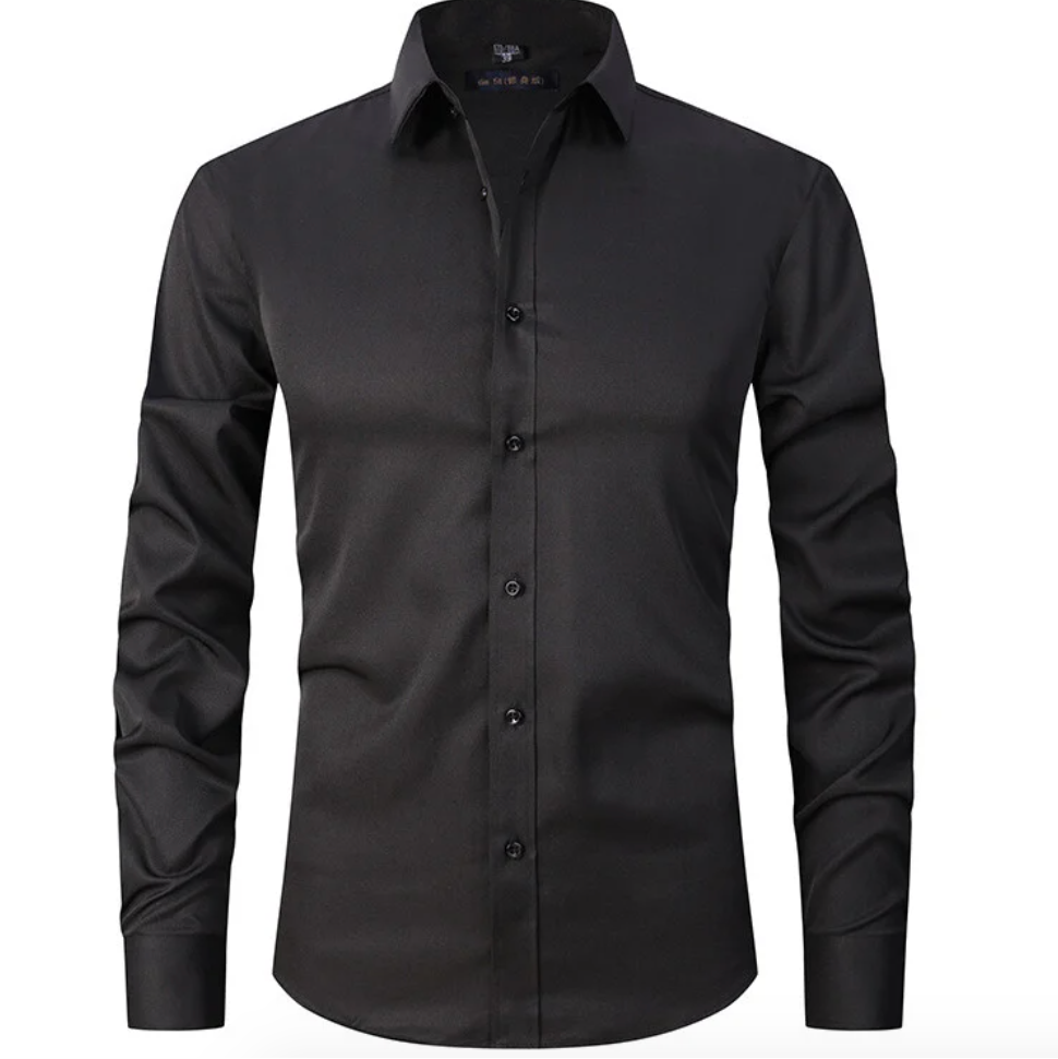 Maxime heren slim fit overhemd met stretch