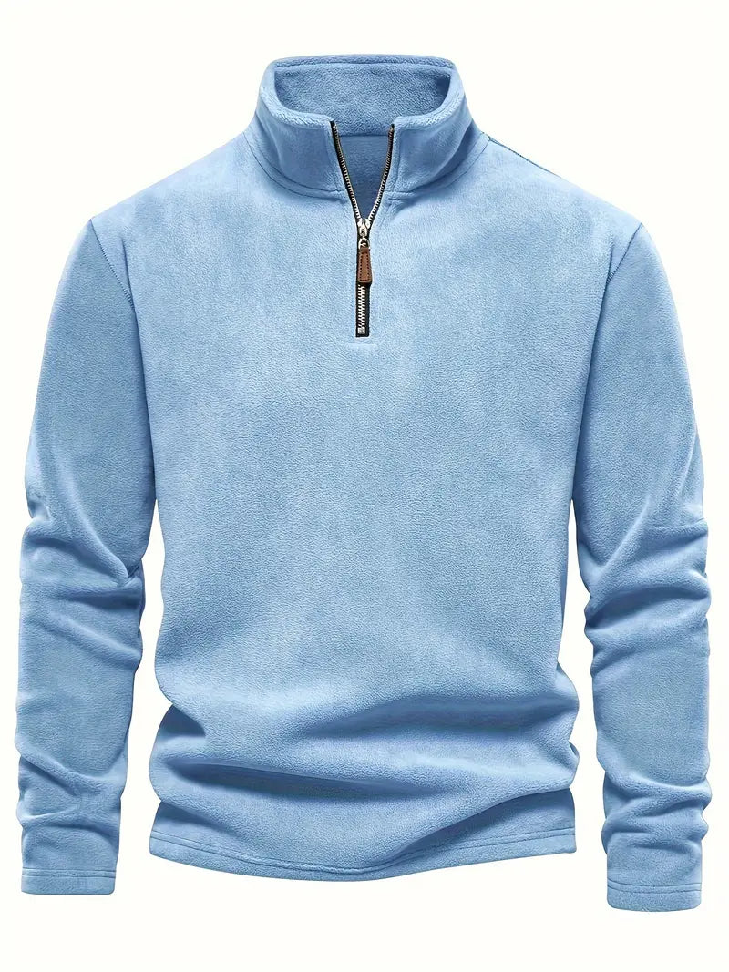 Mika Fleece sweater met rits voor heren