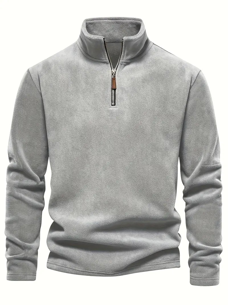 Mika Fleece sweater met rits voor heren