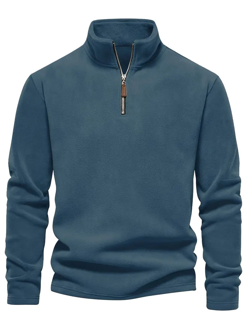 Mika Fleece sweater met rits voor heren