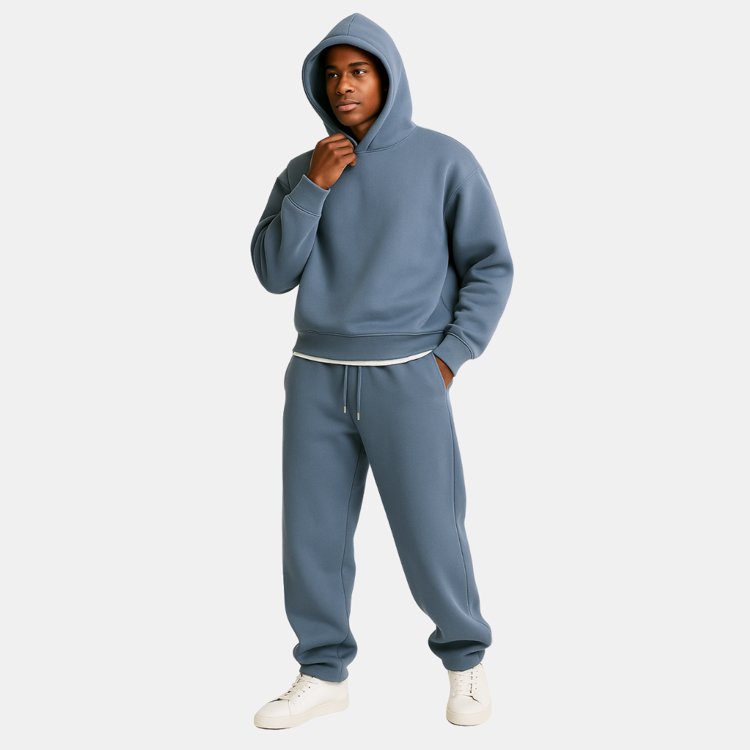 Oversized Heren Trainingspak Met Hoodie En Broek