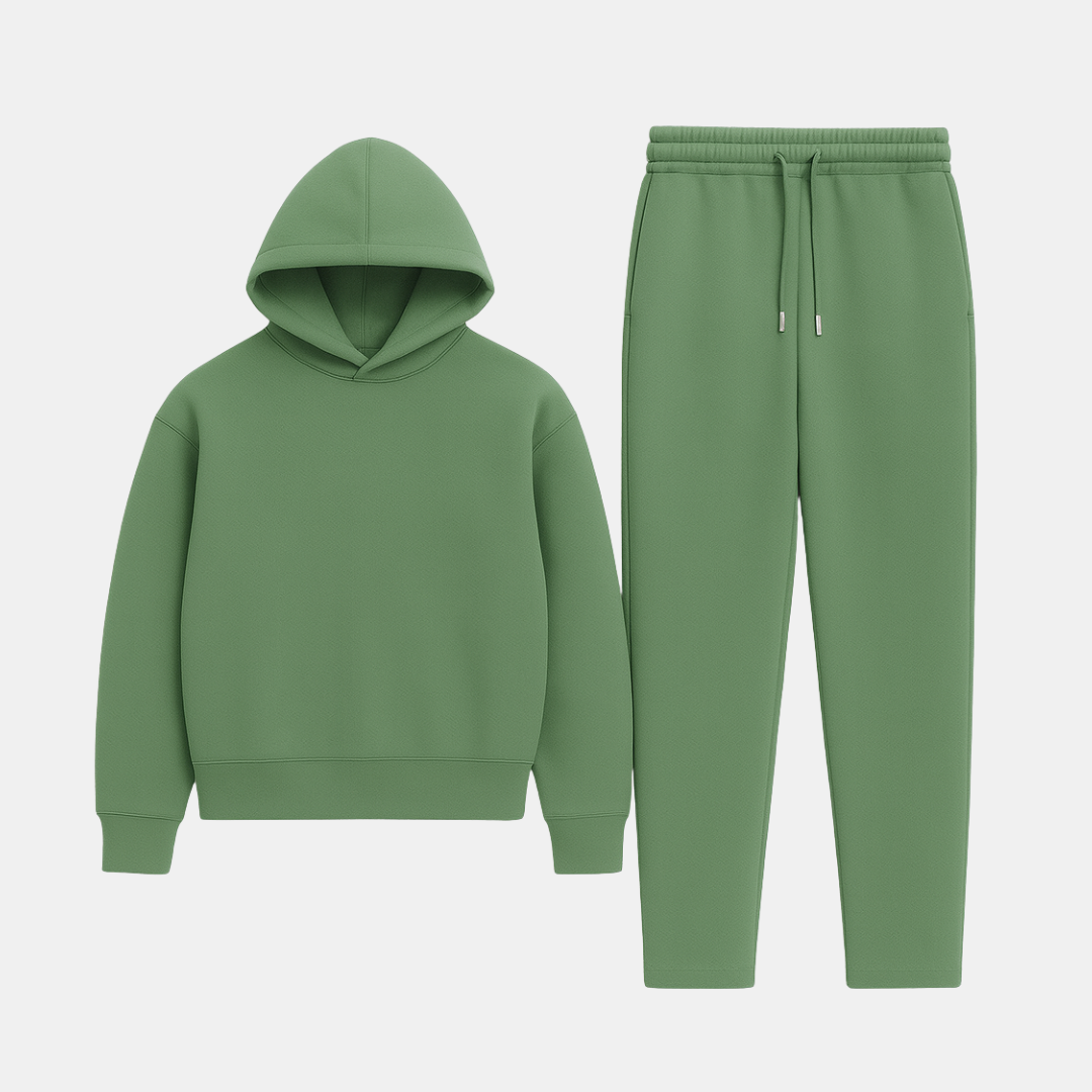 Oversized Heren Trainingspak Met Hoodie En Broek