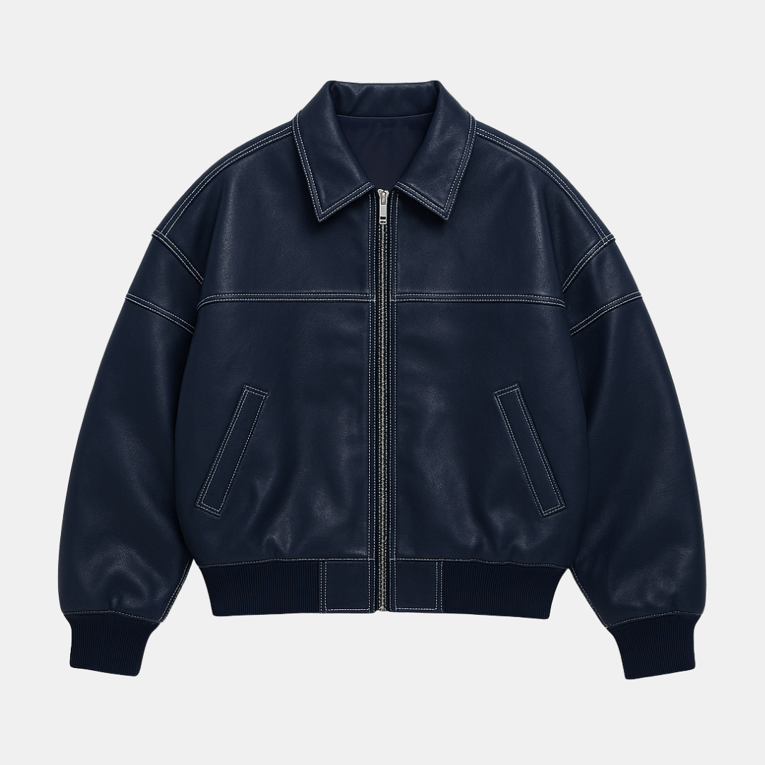 Oversized Leren Look Jas Voor Dames Met Trendy Look