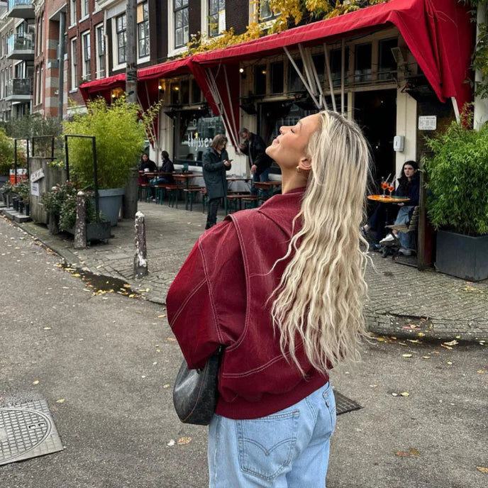 Oversized Leren Look Jas Voor Dames Met Trendy Look