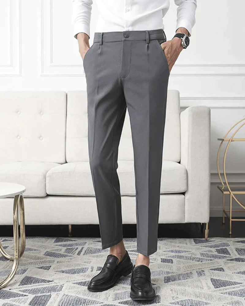 Patrick Slim Fit Heren Pantalon met Rechte Pijpen