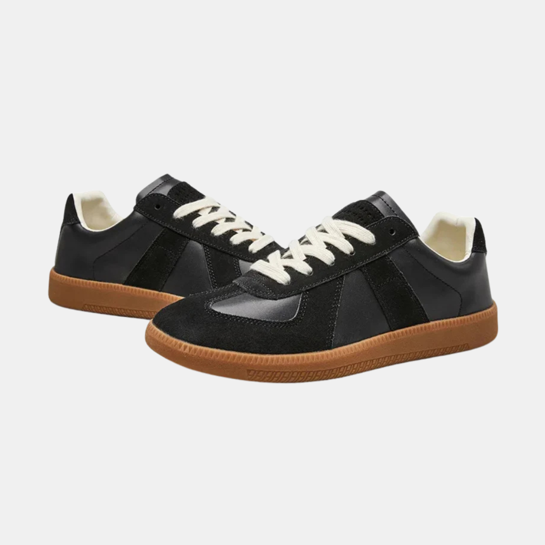 Retro Heren Sneakers Met Gumzool