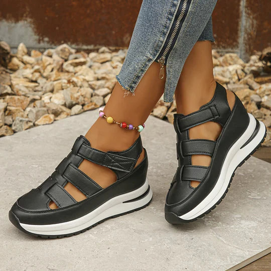 Rosy Dames sandalen met plateauzool