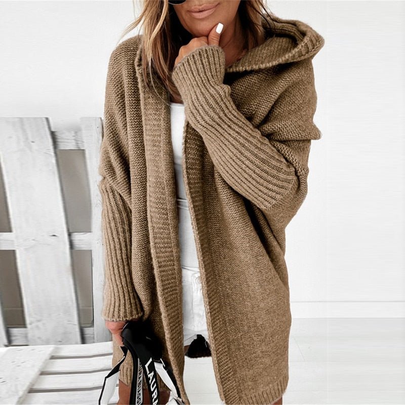 Scarlett Damesvest met capuchon en open voorkant