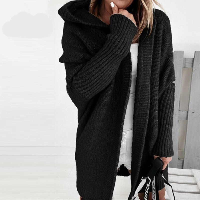 Scarlett Damesvest met capuchon en open voorkant