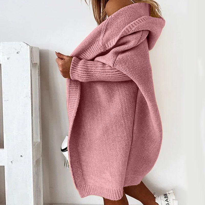 Scarlett Damesvest met capuchon en open voorkant