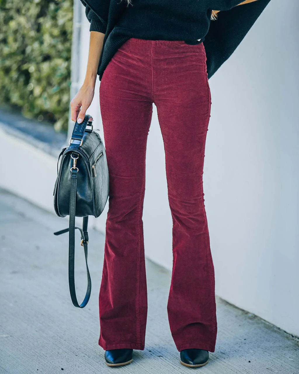 Selena Dames high waist flared broek