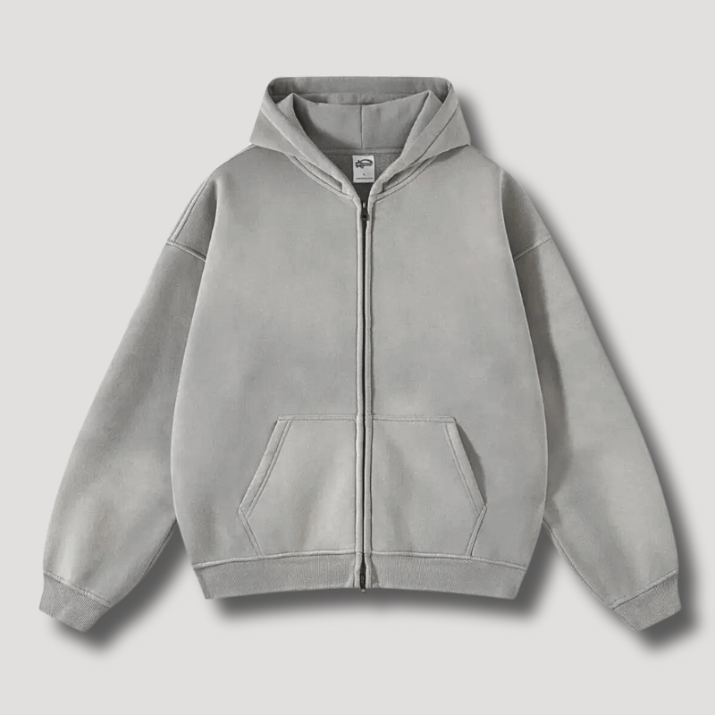 Skye Heren hoodie met ritssluiting en casual look