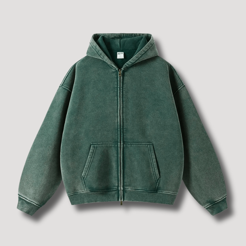 Skye Heren hoodie met ritssluiting en casual look
