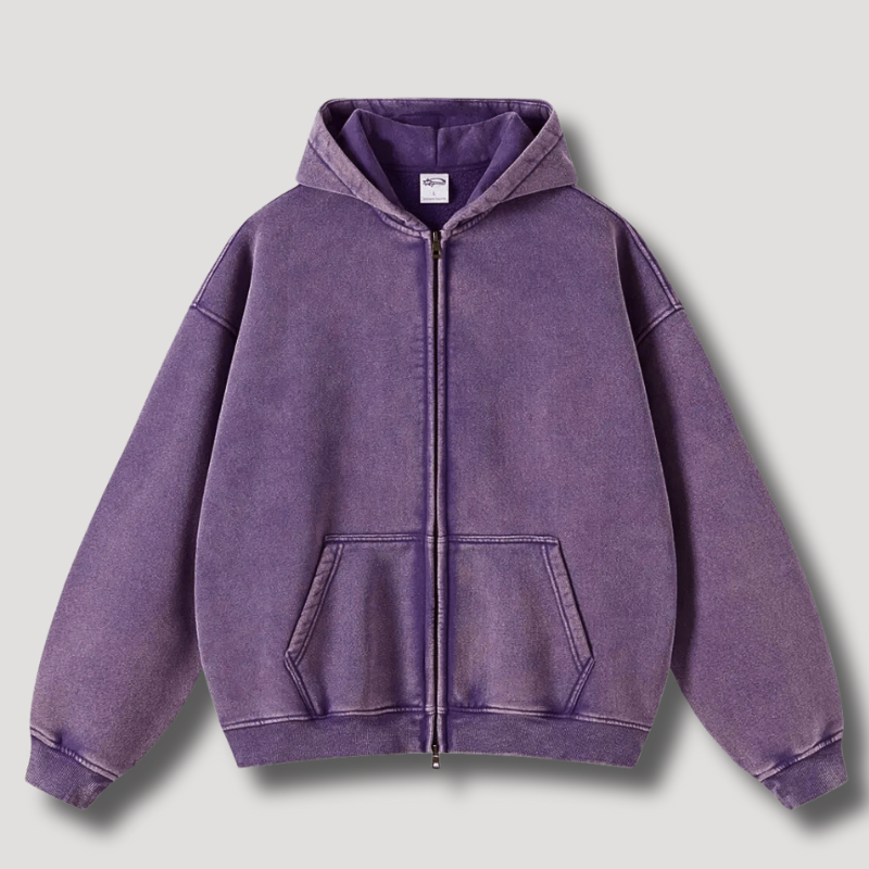 Skye Heren hoodie met ritssluiting en casual look