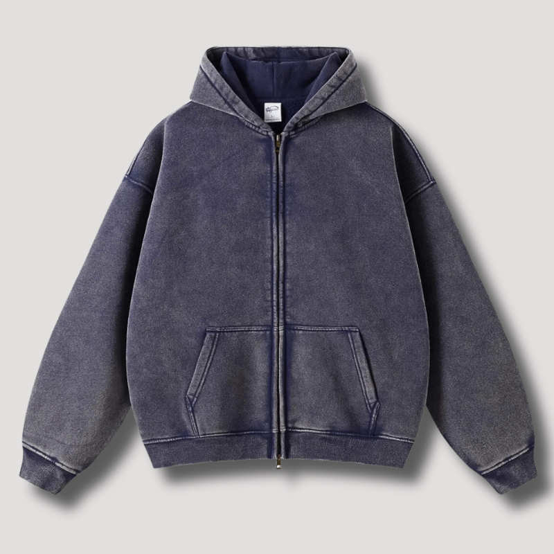 Skye Heren hoodie met ritssluiting en casual look