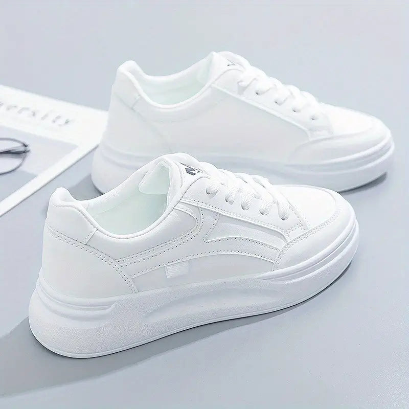 Stephany witte sneakers dames met frisse accenten