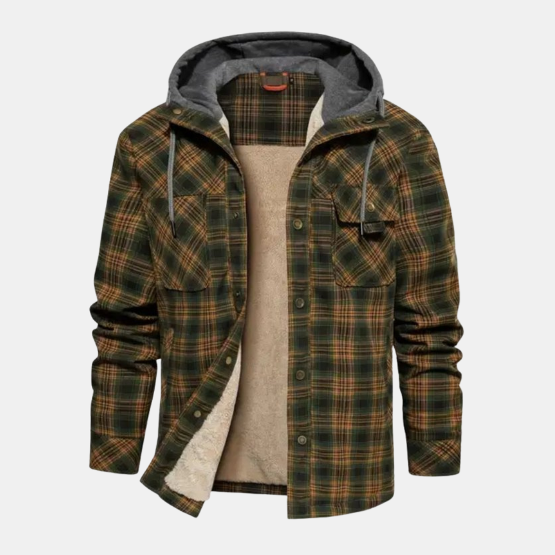 The Brenwick Hooded Flannel Jacket