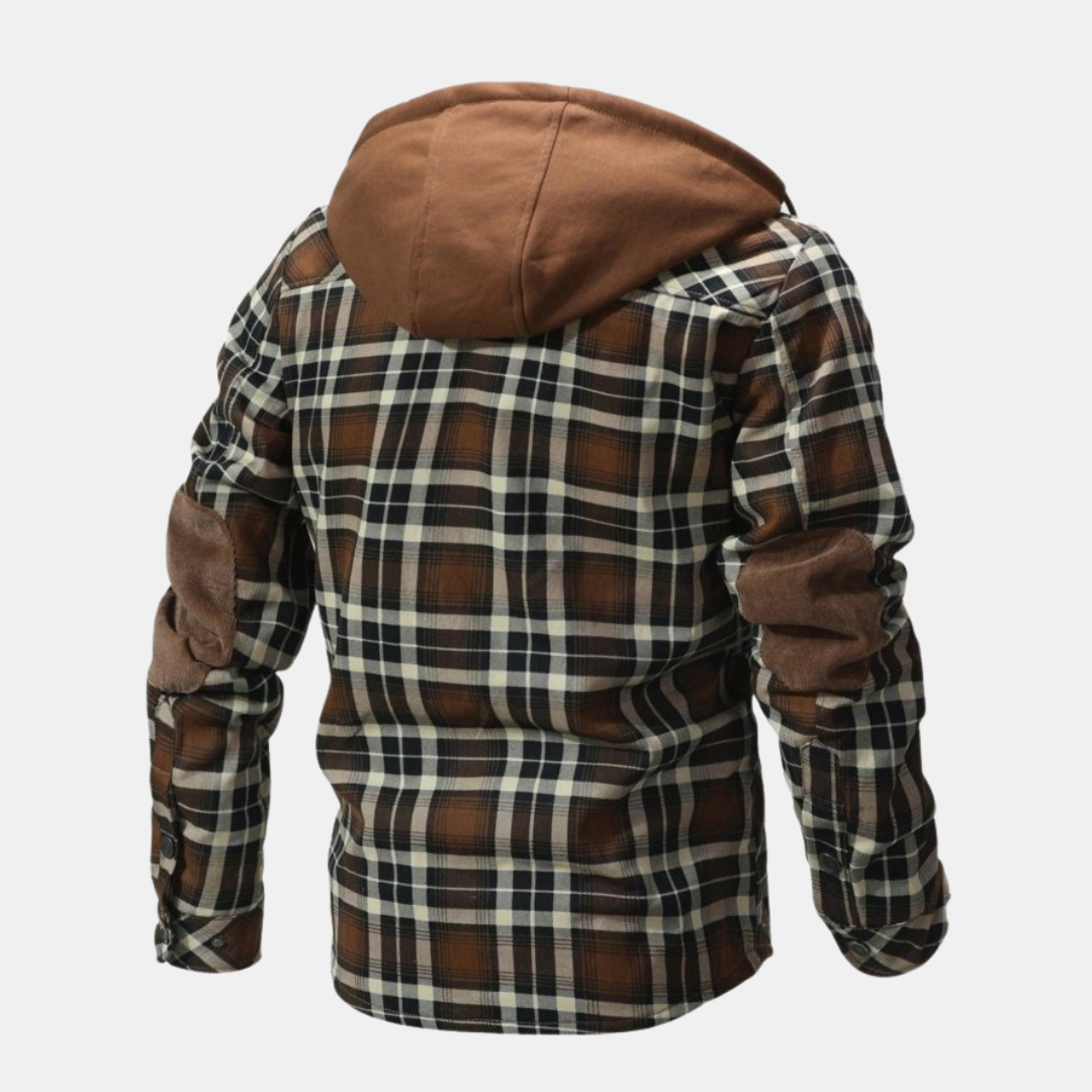 The Brenwick Hooded Flannel Jacket