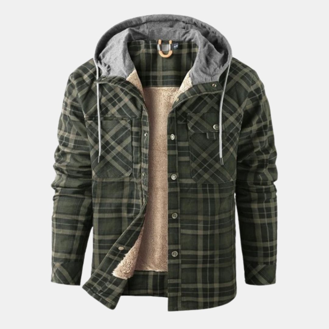 The Brenwick Hooded Flannel Jacket