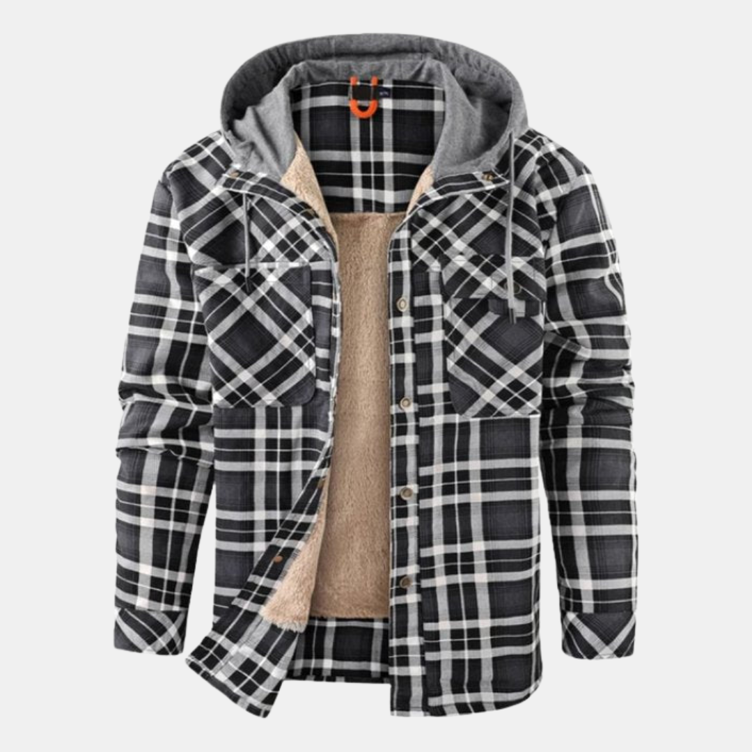 The Brenwick Hooded Flannel Jacket