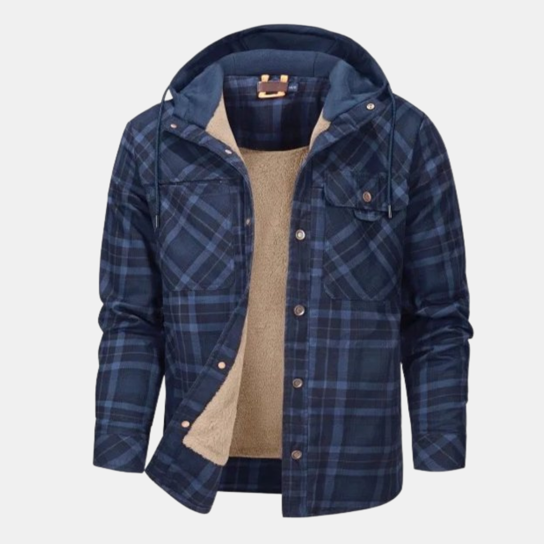 The Brenwick Hooded Flannel Jacket