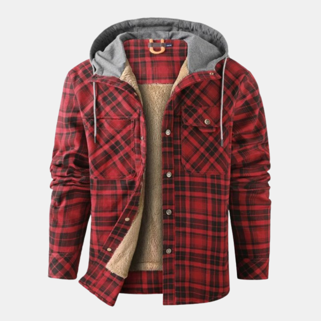 The Brenwick Hooded Flannel Jacket